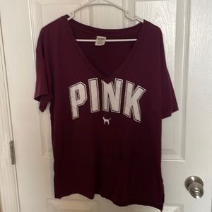 2 Pink V Neck Tops